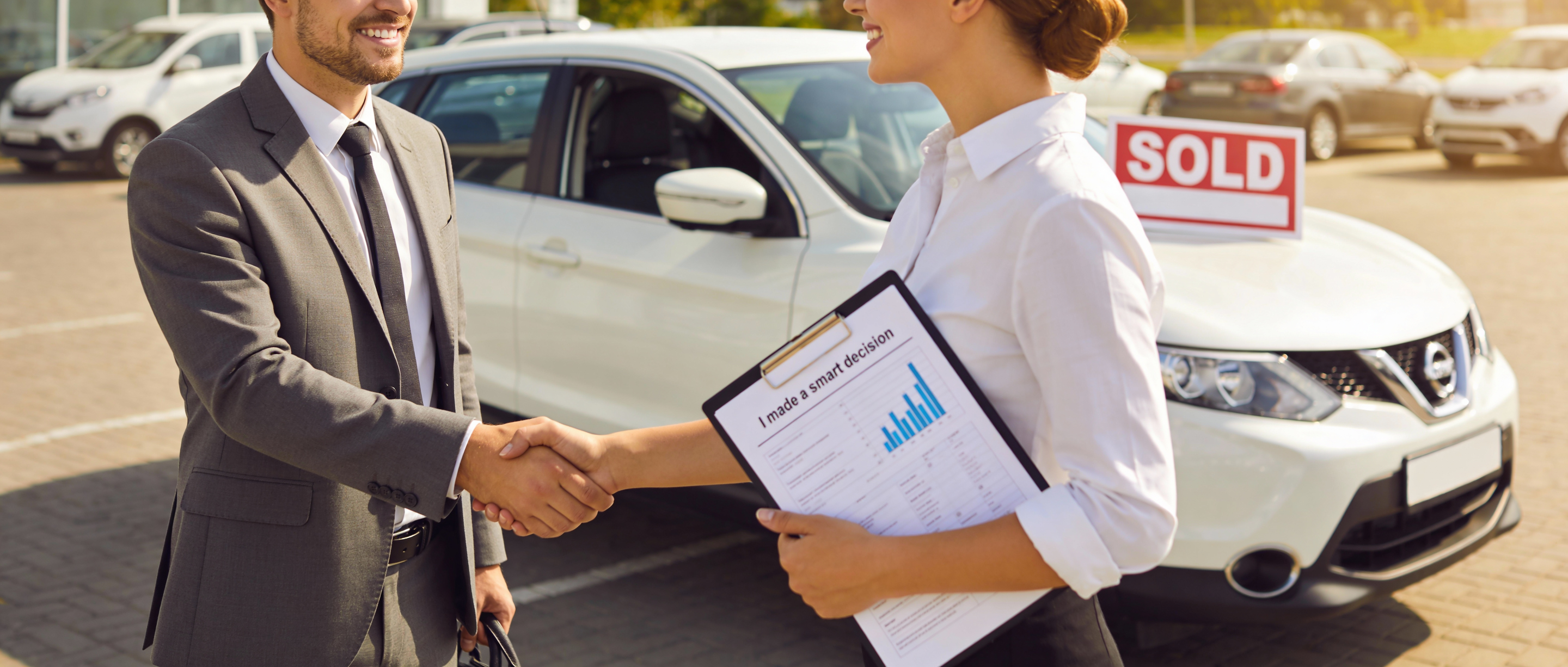 Confident used car buyer with complete vehicle intelligence
